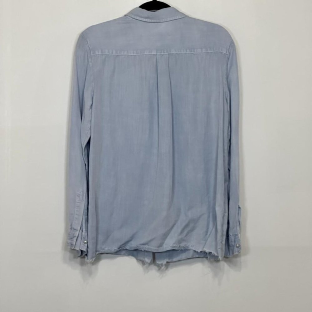Zara Denim Button Down - image 2